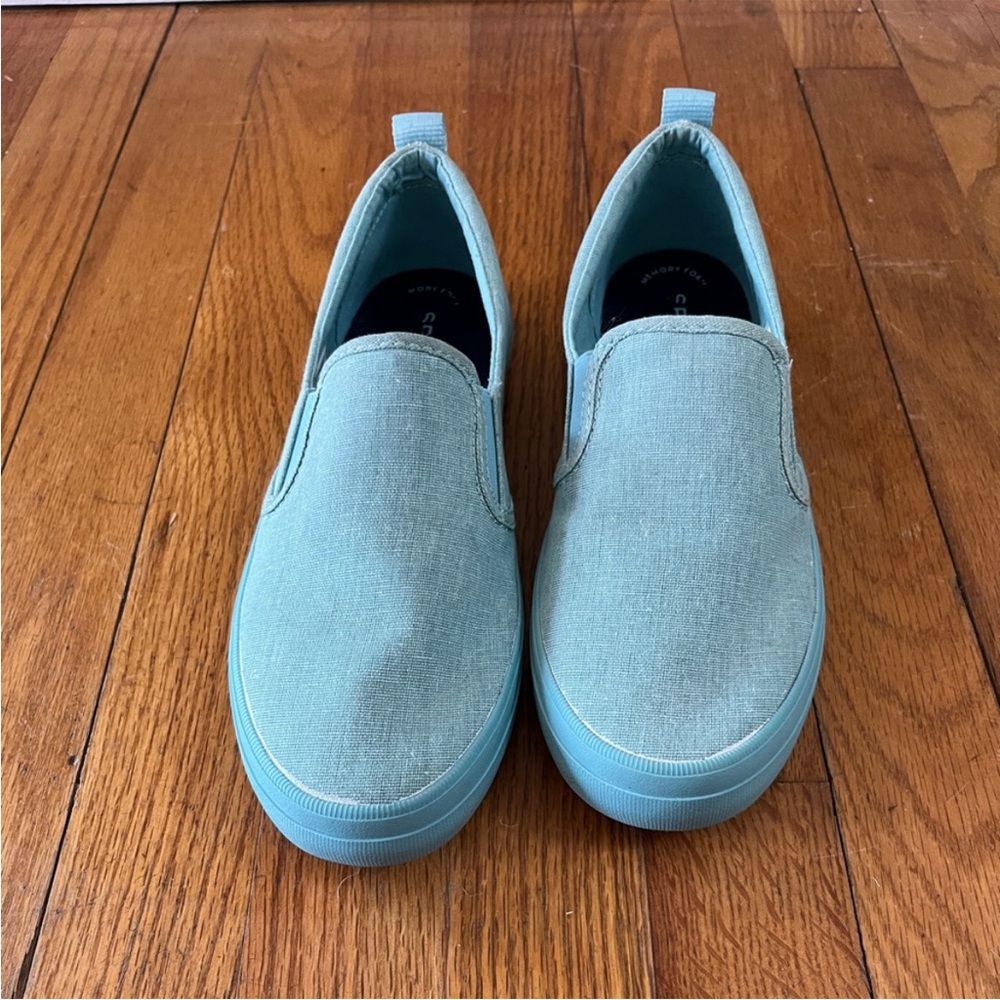 Sperry Blue Slip Ons